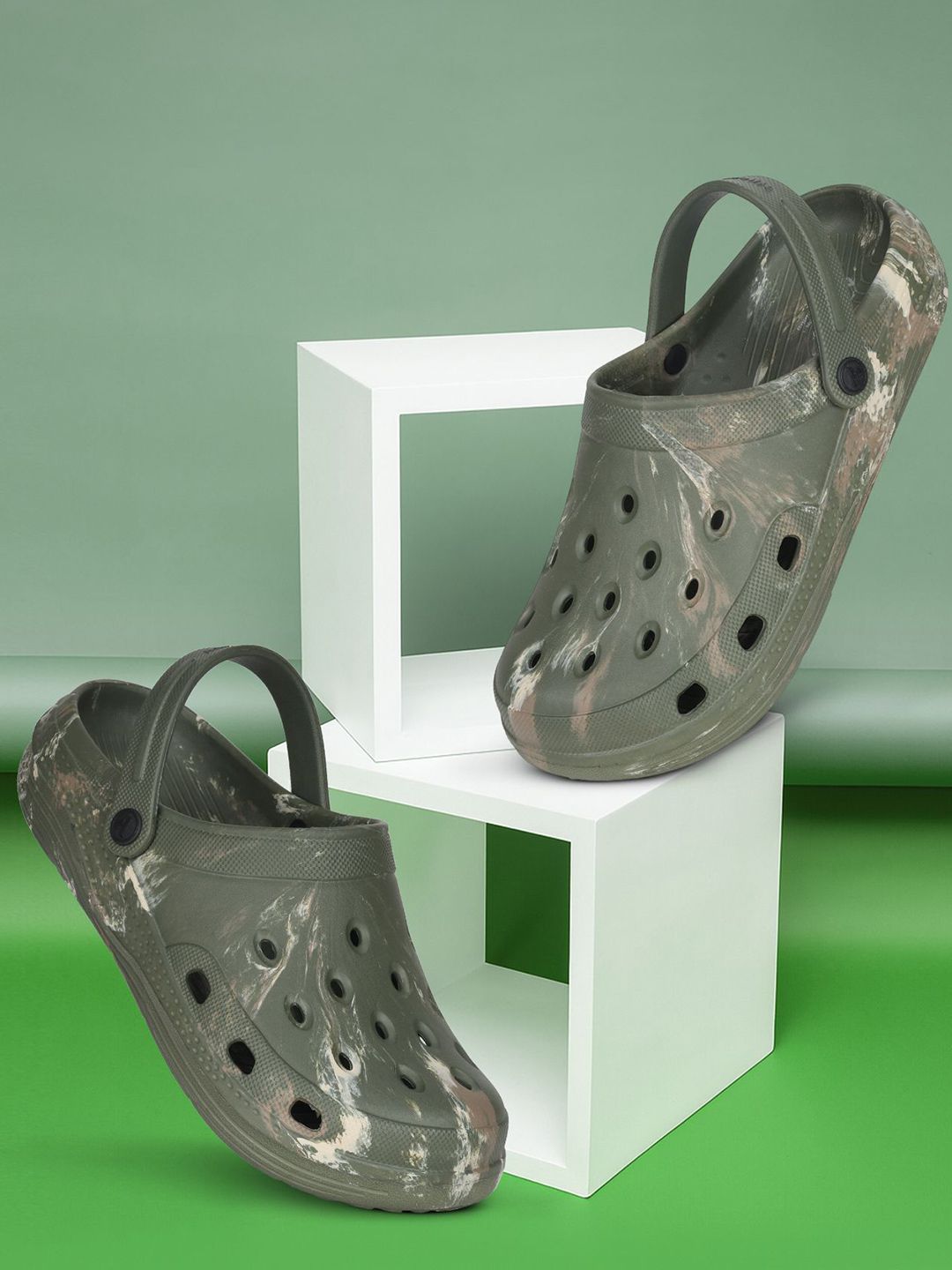 Aqualite Men Perforation Clogs Flip Flops