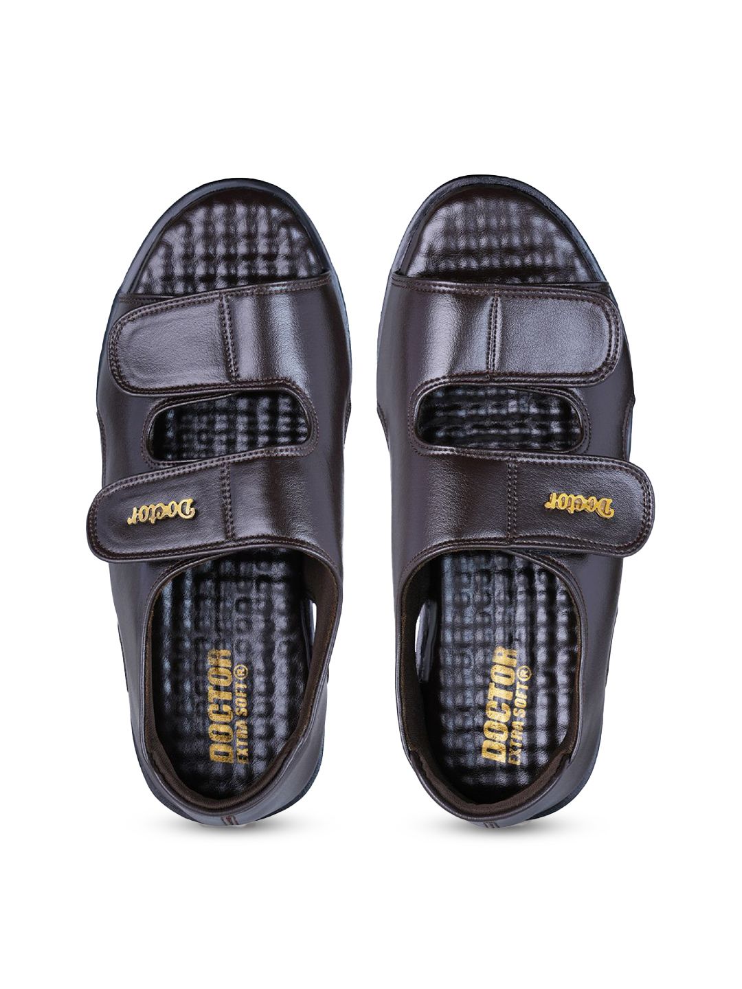 Buy DOCTOR EXTRA SOFT Men Velcro Comfort Sandals - Sandals for Men
