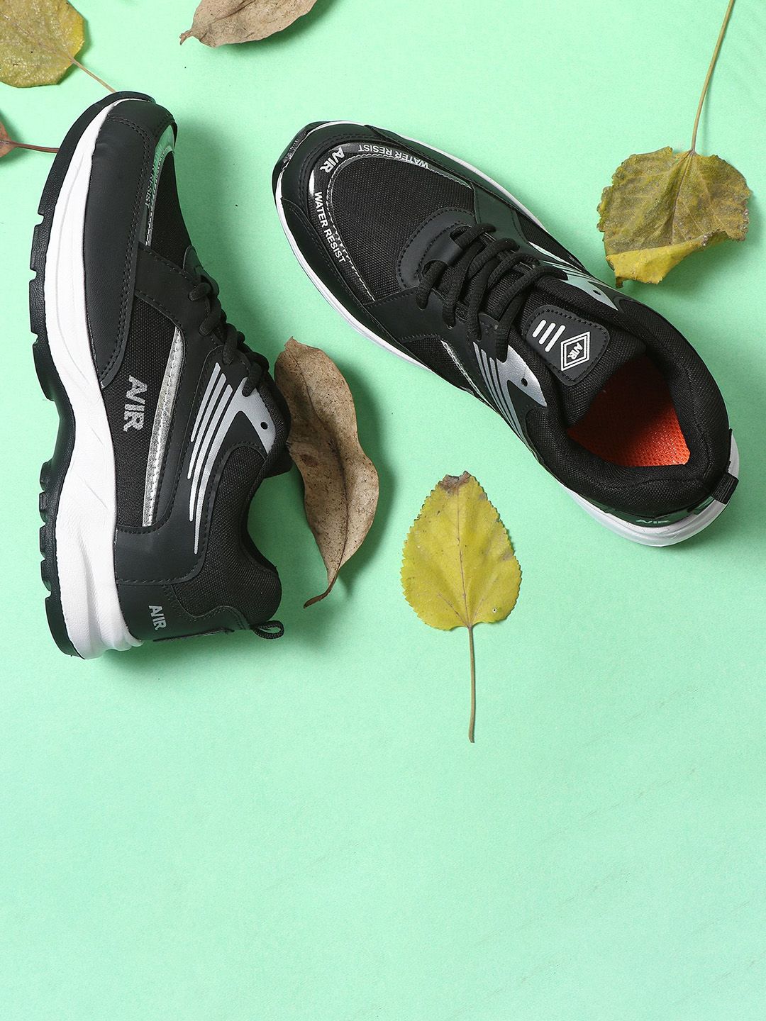 Elevarse Men Lace Ups Running Non-Marking Shoes