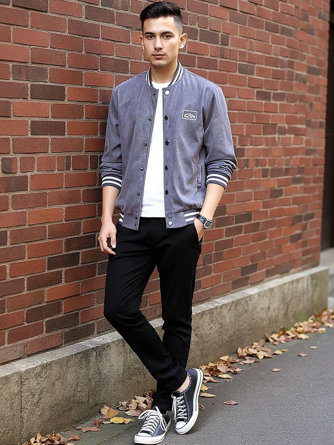 HERE&NOW Men Solid Tailored Open Front Jacket