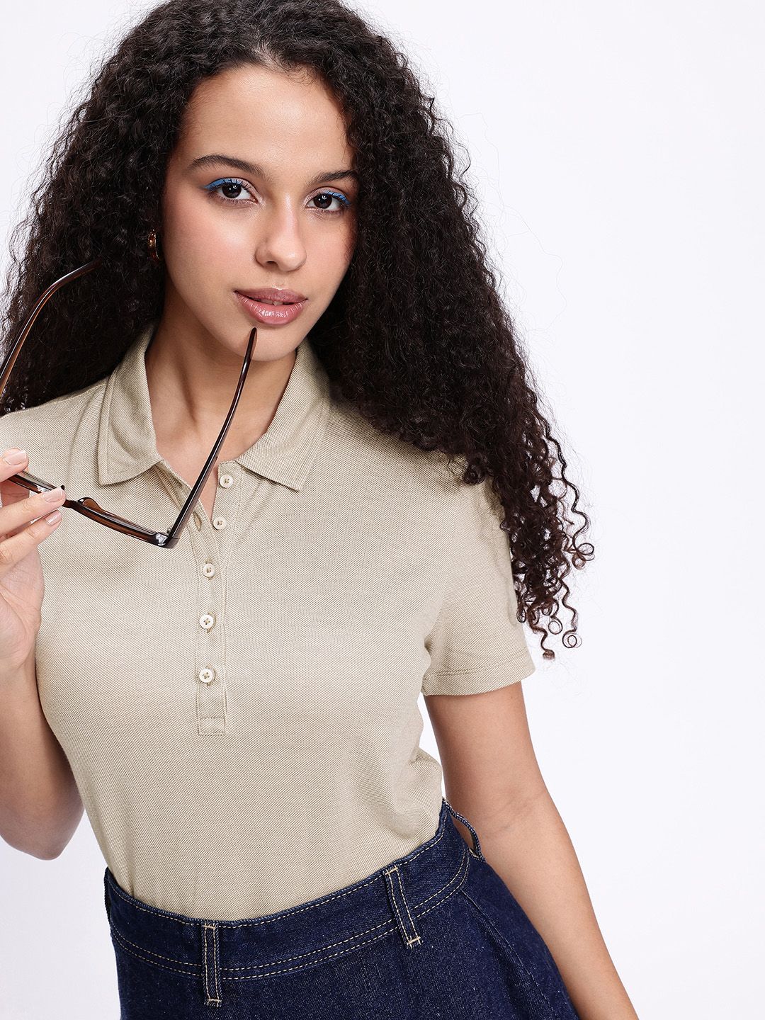 Kook N Keech Polo Collar Pure Cotton T-shirt