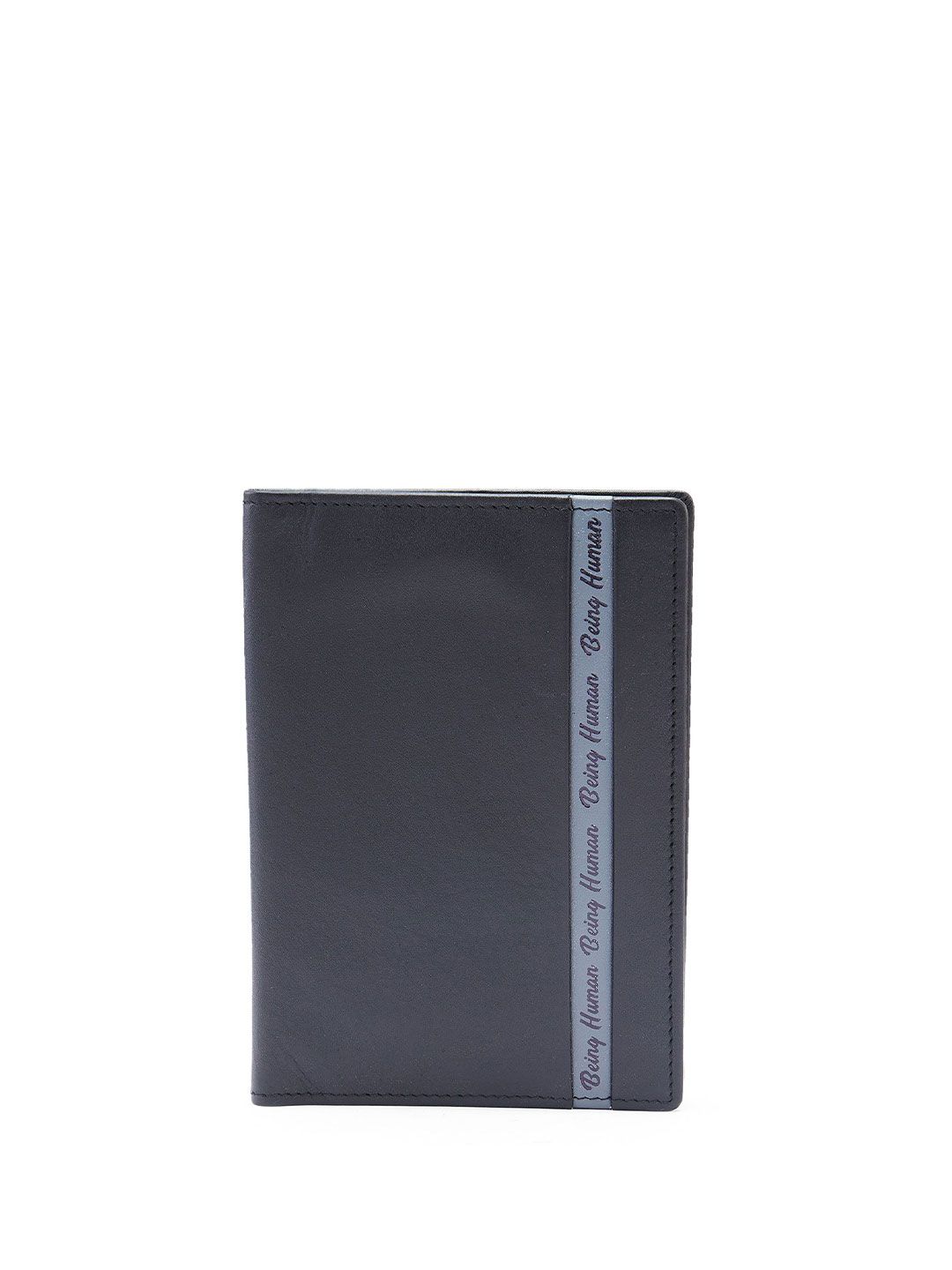 Being Human Men Leather Two Fold Wallet