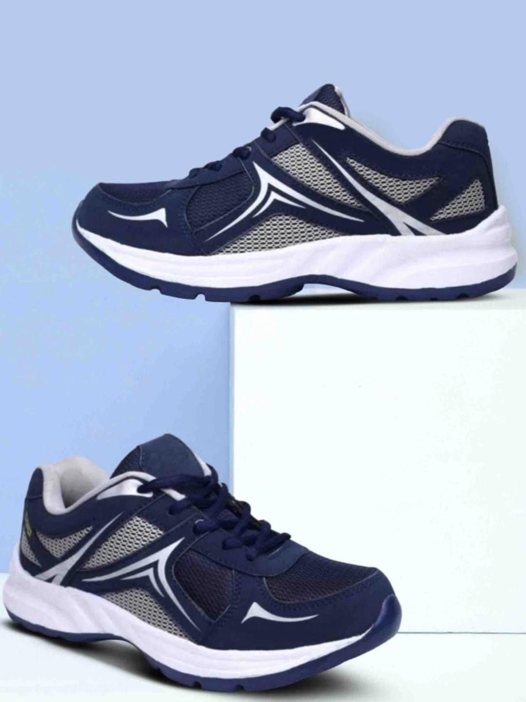 Elevarse Men Lace-Ups Light Weight Running Non-Marking Shoes