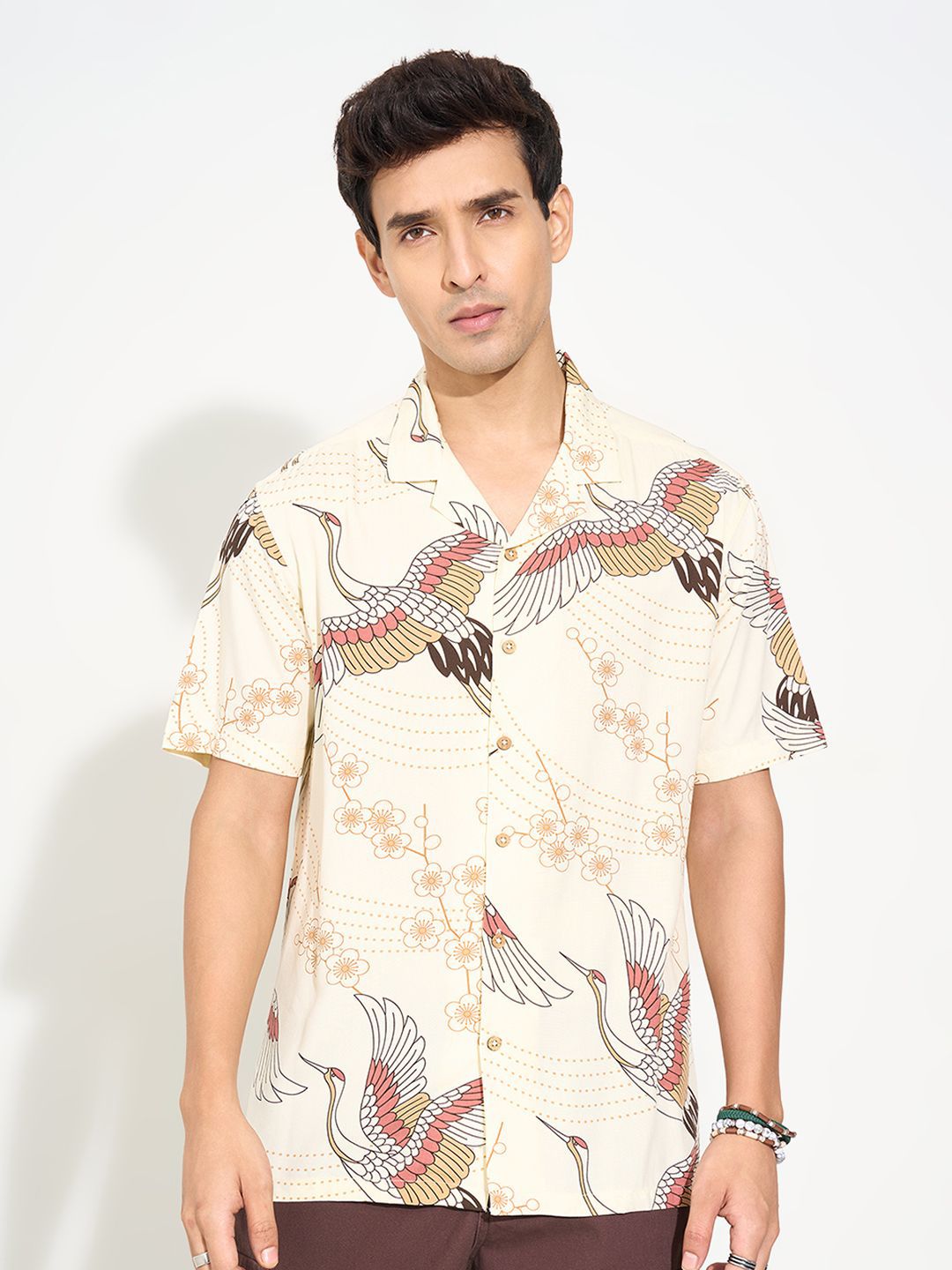7 Alt by Pantaloons Graphic Printed Short Sleeves Shirt