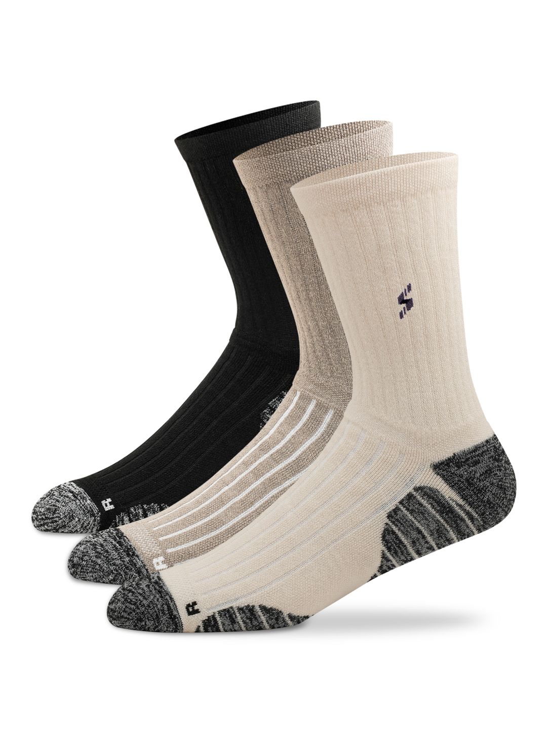 Supersox Men Pack Of 3 Calf Length Sports Socks