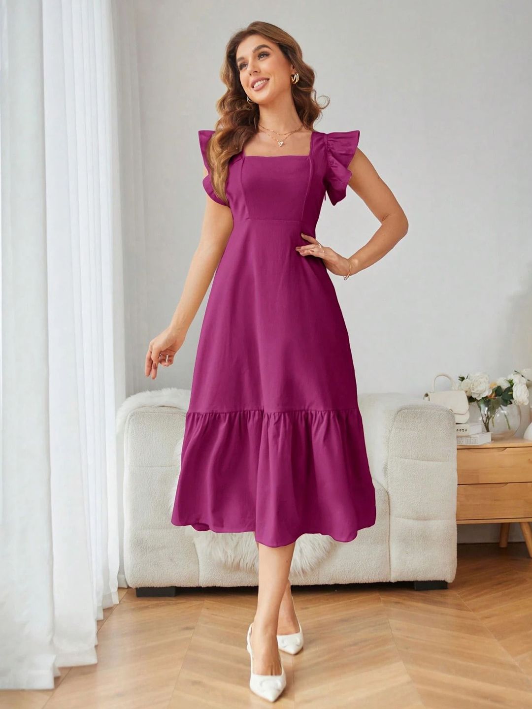 what color shoes to wear with purple cocktail dress What Color Shoes to Wear with Purple Dress for Bridesmaids?