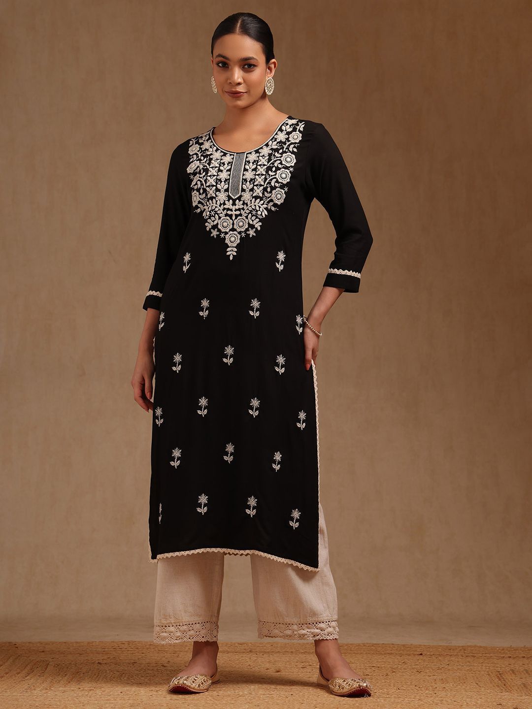 Women Embroidered Kurta Soch Women Embroidered Thread Work Kurta