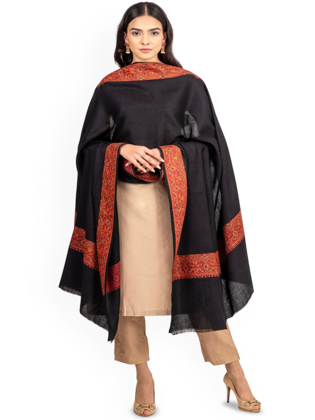 Naureen Embroidered Shawl