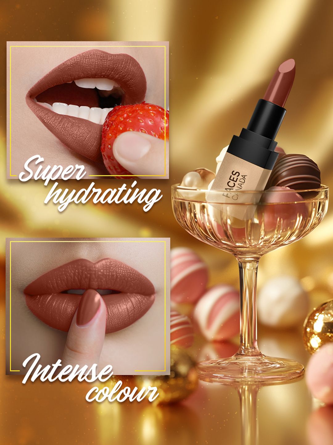 Buy FACES CANADA Velvet Touch Matte Lipstick With Tea Tree Oil