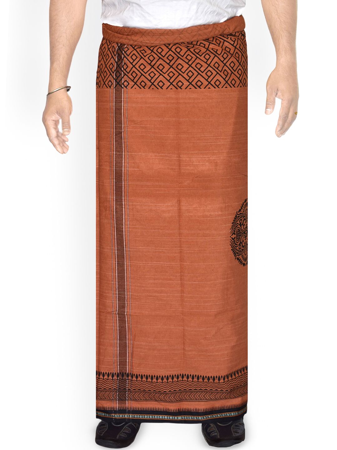 TUNI MANI Men Printed Pure Cotton Dhotis