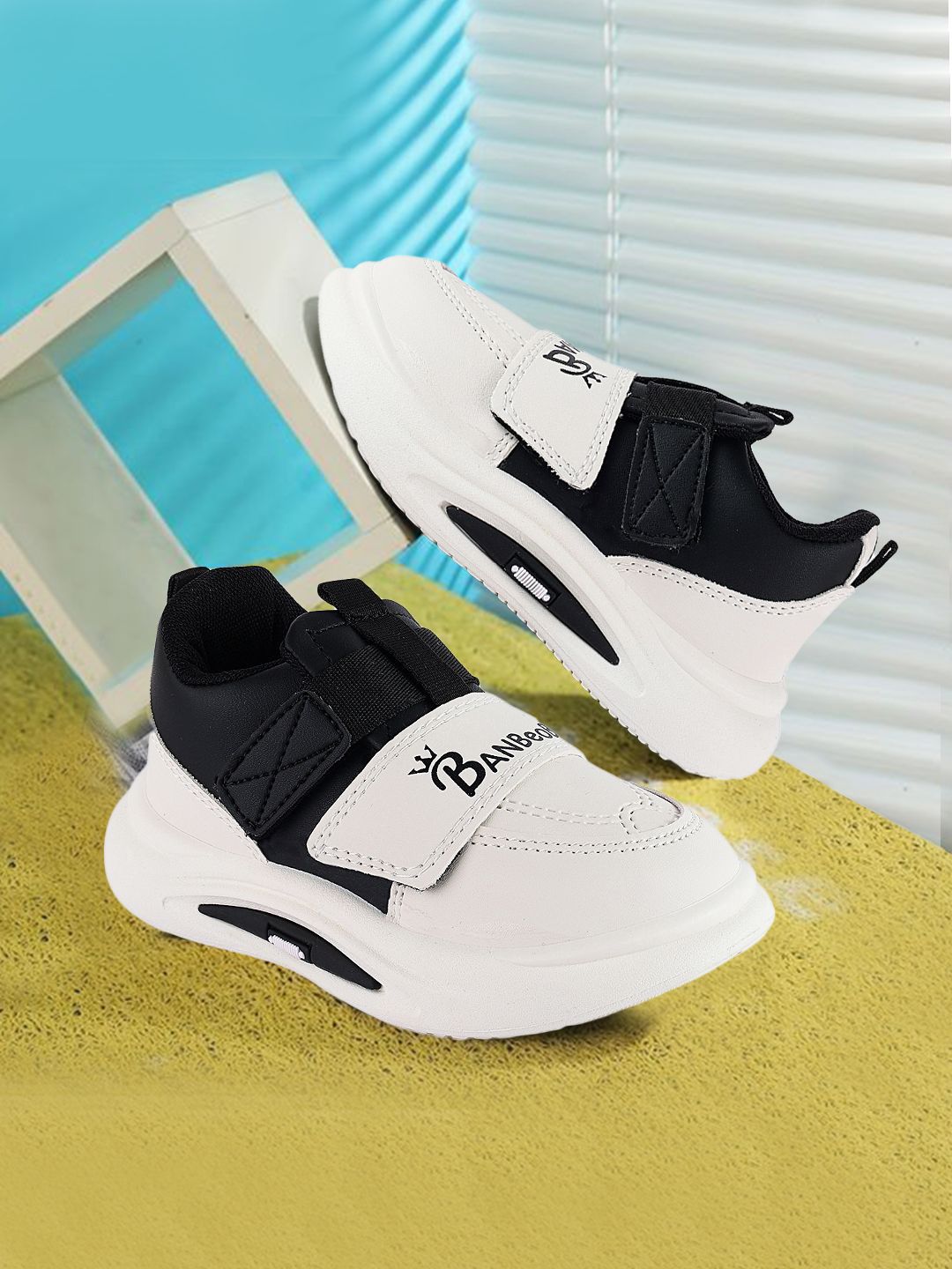 PASSION PETALS Kids Colourblocked Slip-On Sneakers