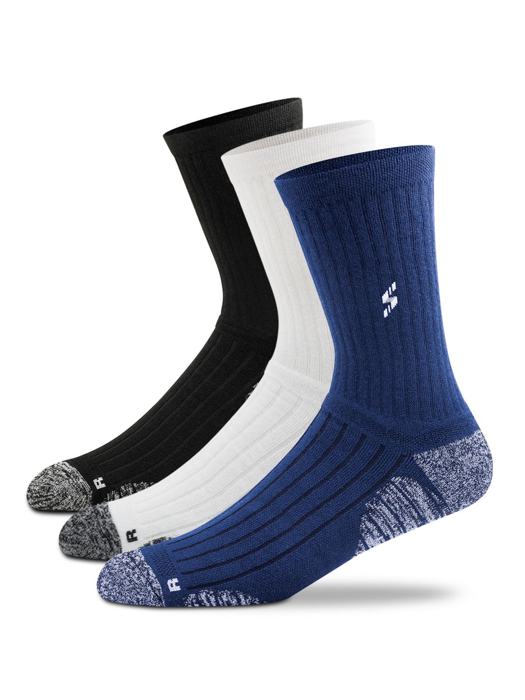 Supersox Men Pack Of 3 Calf Length Sports Socks