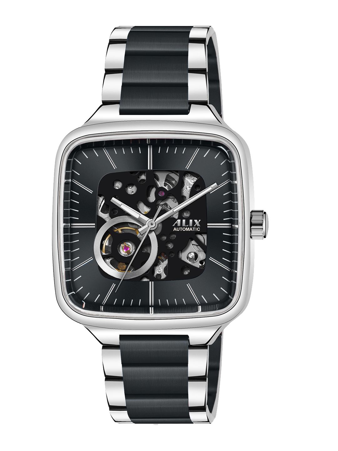 Buy ALIX Men Dial & Stainless Steel Straps Analogue Automatic