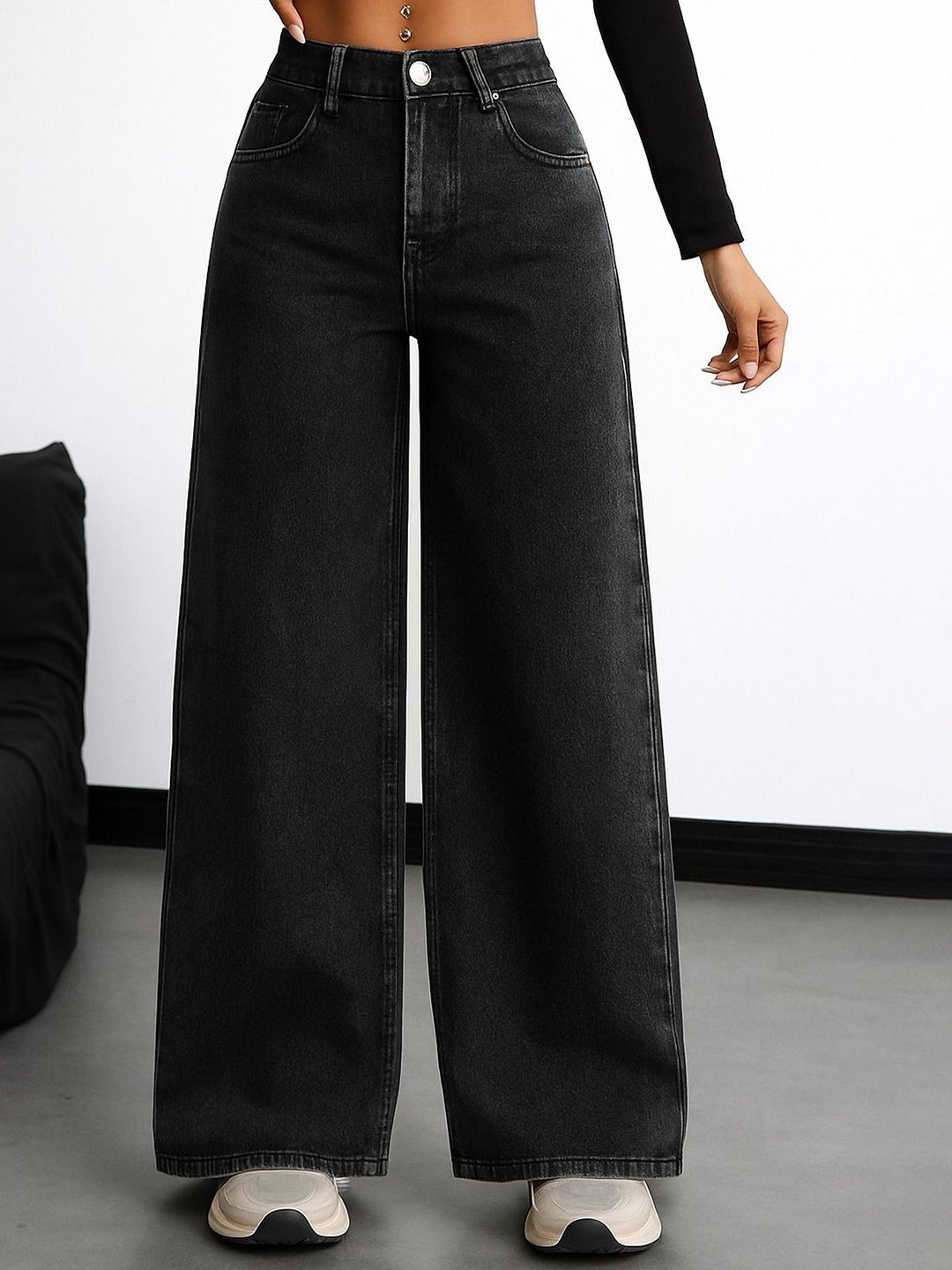 KASHIAN KASHIAN Women Loose Fit  High-Rise Jeans
