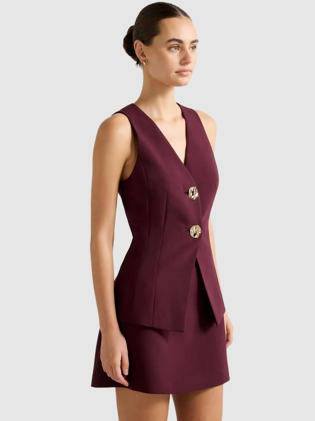 V-Neck Tailored-Fit Waistcoat