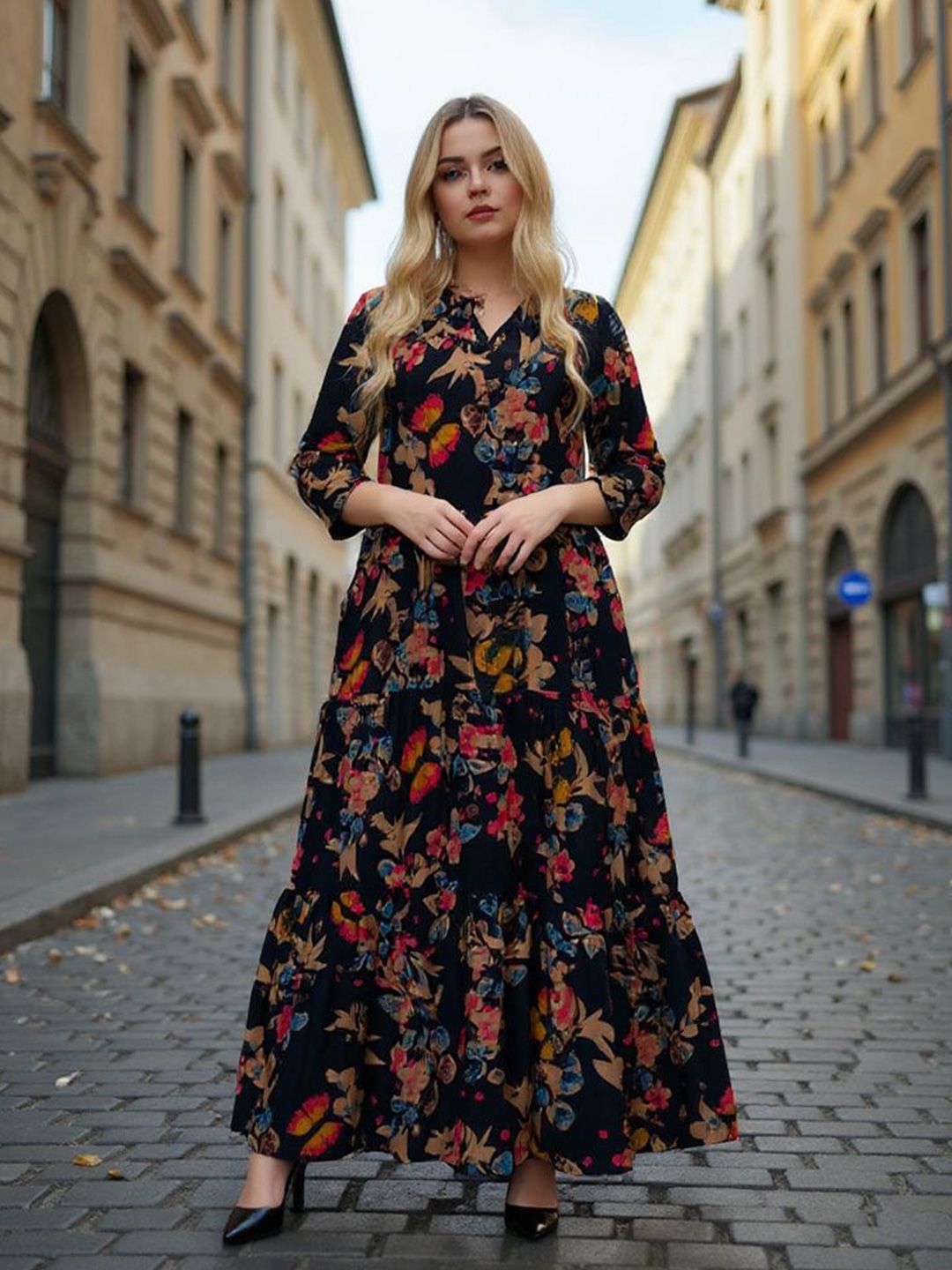 navy blue dress for baby girl Buy DressBerry Curve Plus Size Floral Embroidered Tiered A-Line Dress -  Dresses for Women 25981604