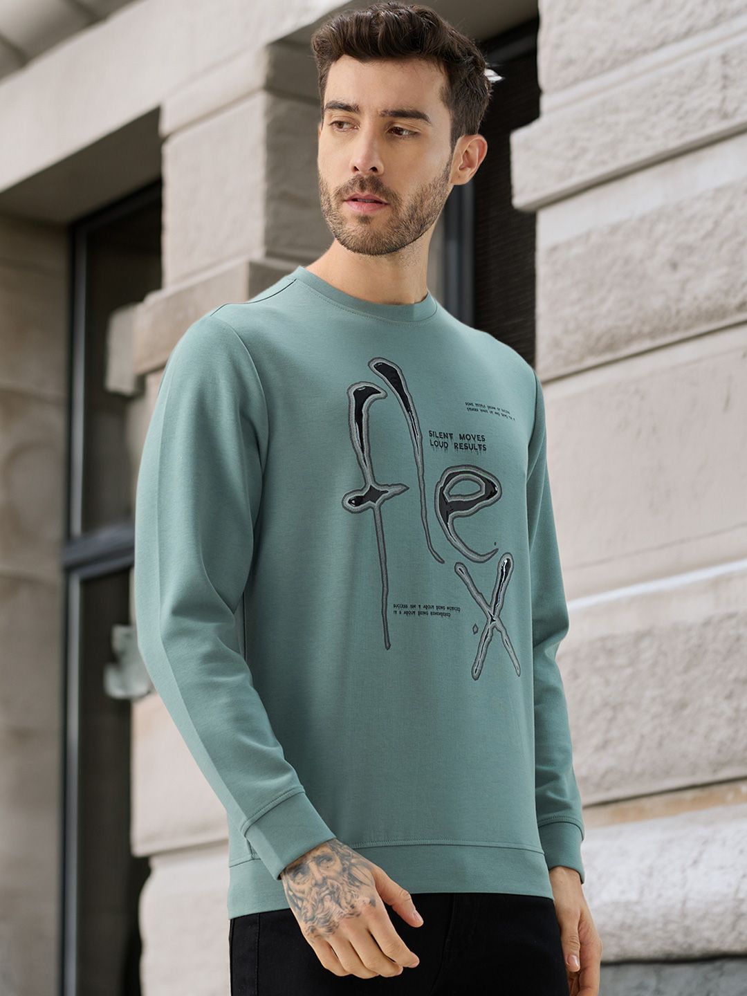Status Quo Men Round Neck Sweatshirt