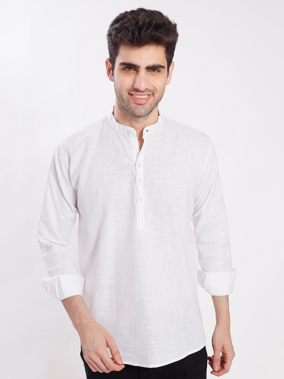 DIVISIVE Men Solid Daily Cotton Straight Kurta