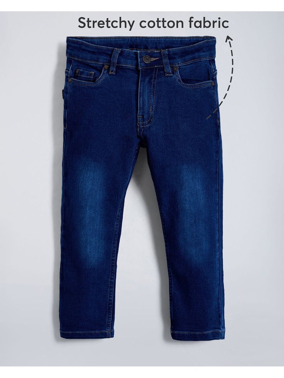 Hopscotch Boys Stretchy Denim Cotton Jeans