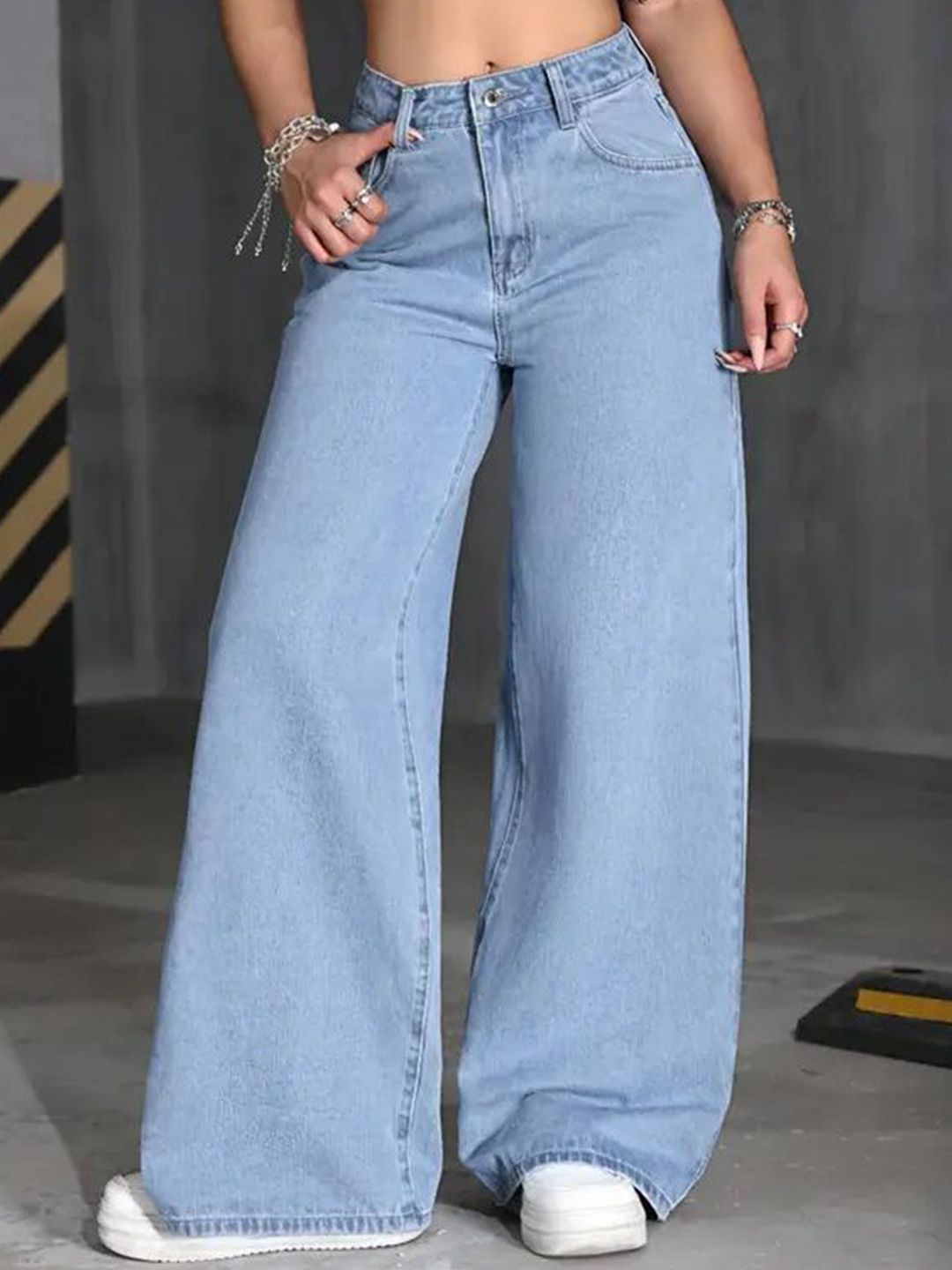 KASHIAN KASHIAN Women High-Rise Relaxed Fit Jeans