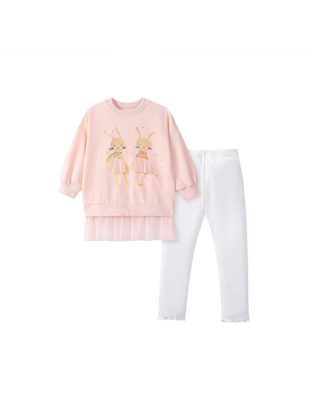 StyleCast x Revolte Girls Printed Top and Trousers Clothing Set