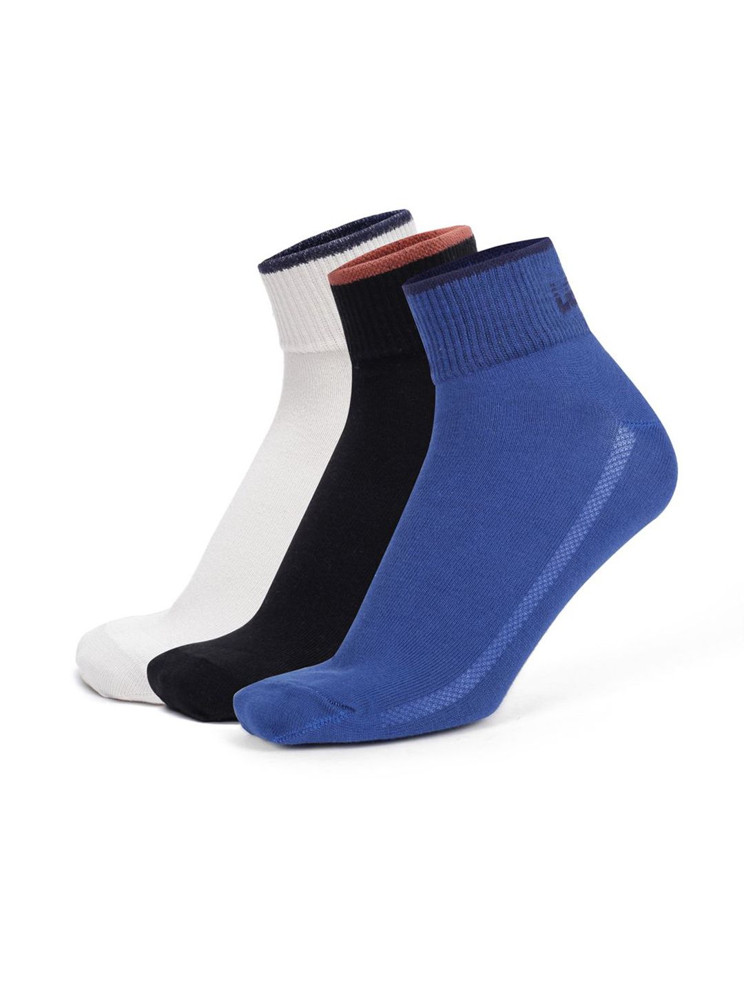 Levis Men Pack Of 3 Cotton Stretch Above Ankle Non Terry Socks