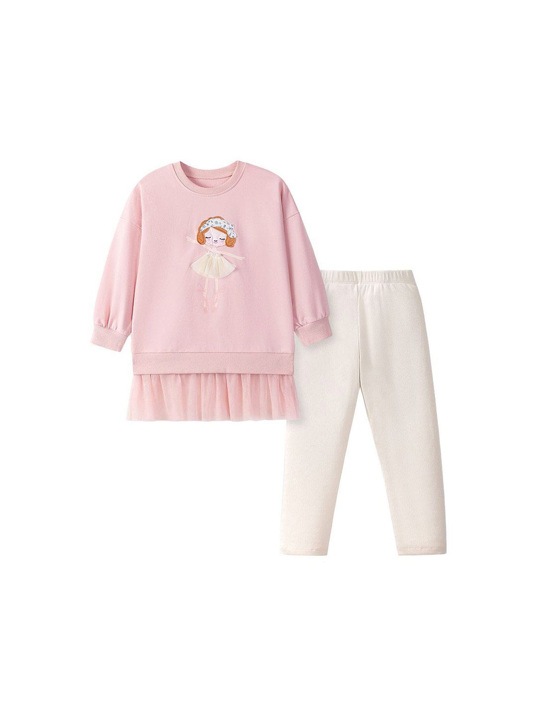 StyleCast x Revolte Girls Embroidered Pure Cotton Clothing Set