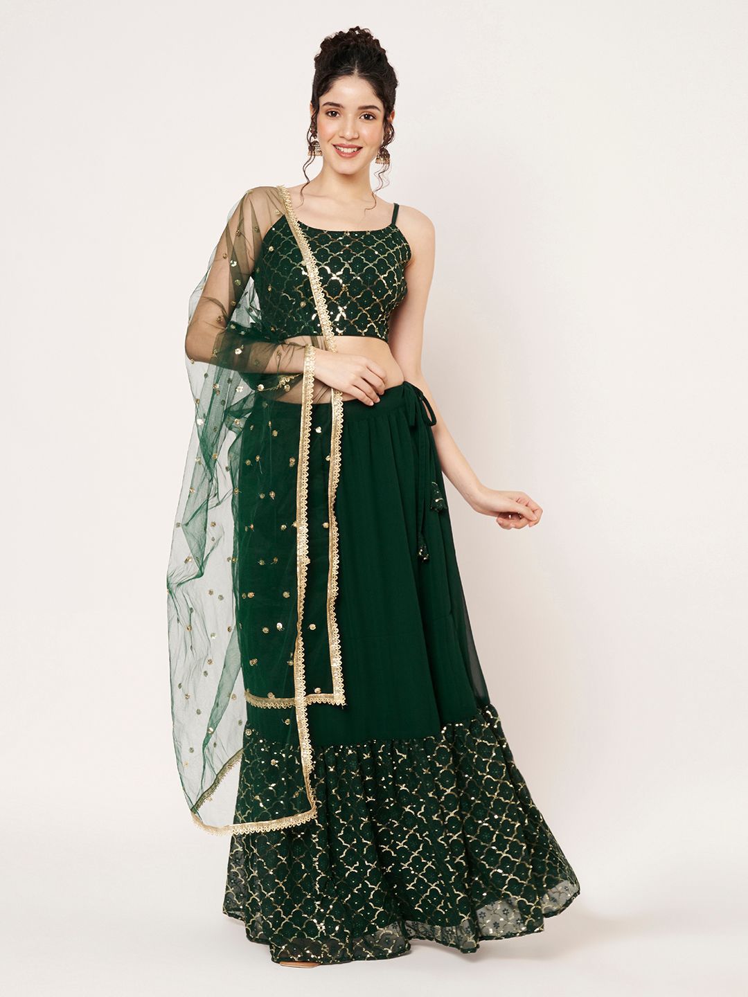 studio rasa Embroidered Lehenga Choli Set