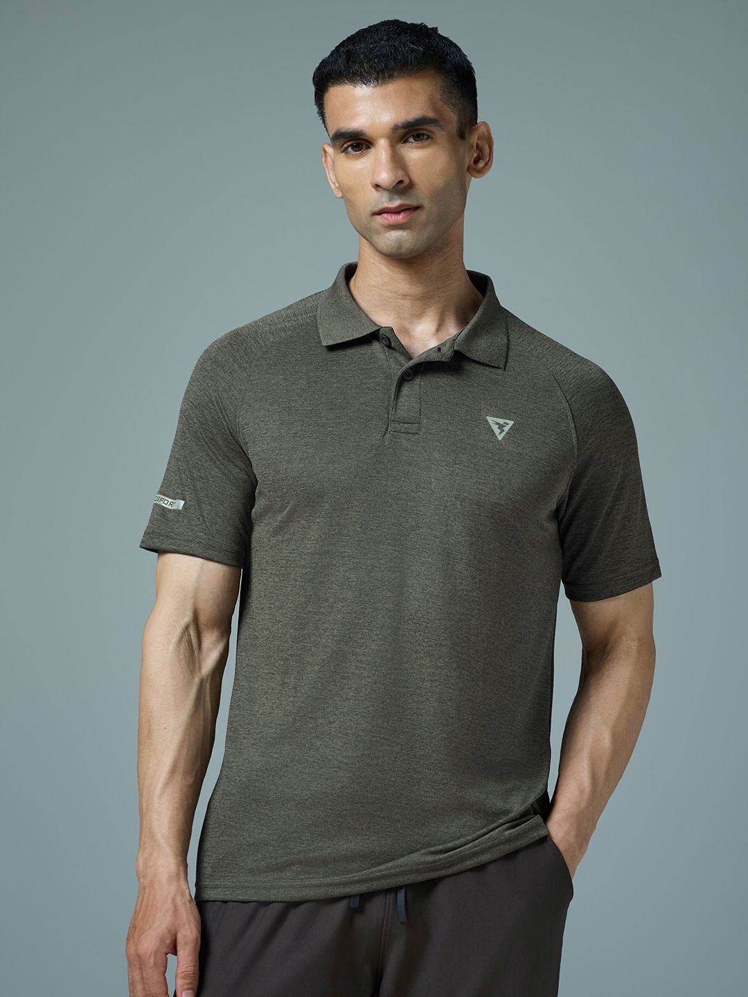 Technosport Polo Collar Anti Static Slim Fit T-Shirt