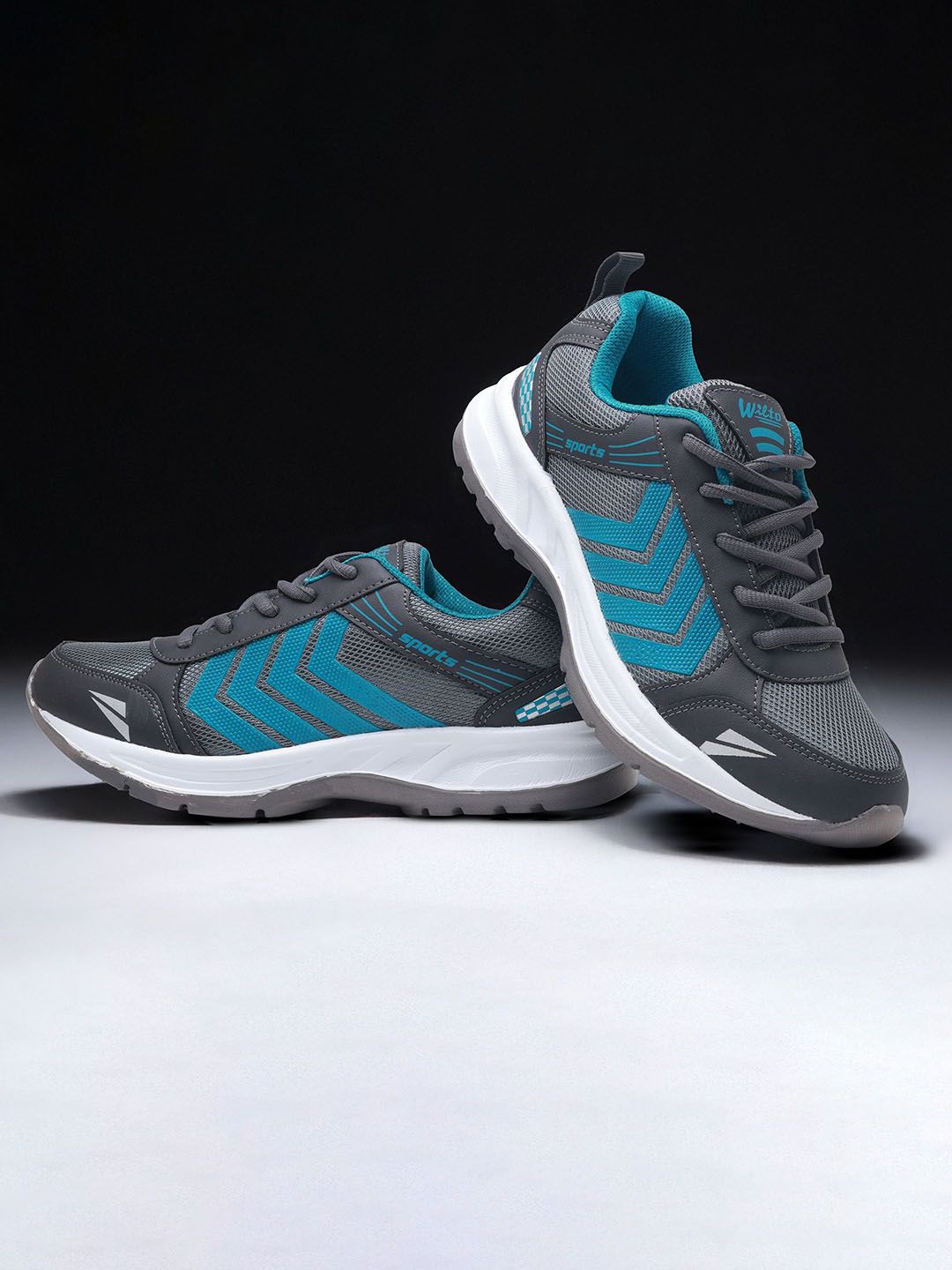 ASIAN Men Mesh Running Lace Ups Non-Marking Sports Shoes