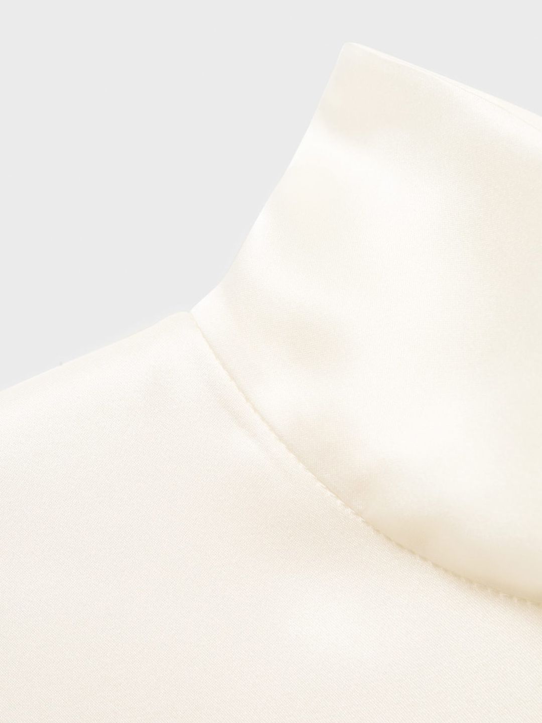 Extended Sleeves Pure Silk Top