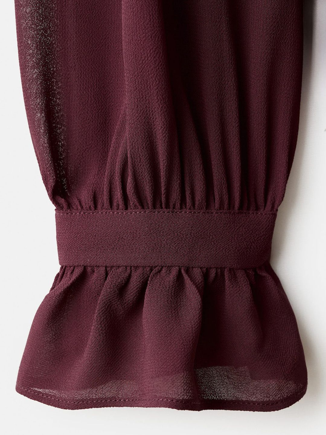 Ruffled Detailed Casual Shirt