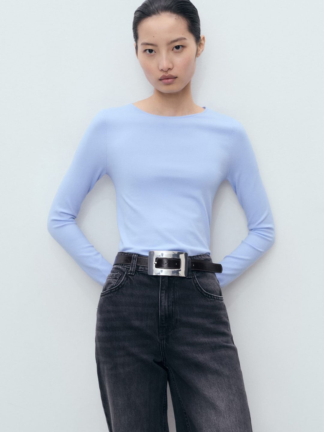 MANGO Knitted Pullover Sweater