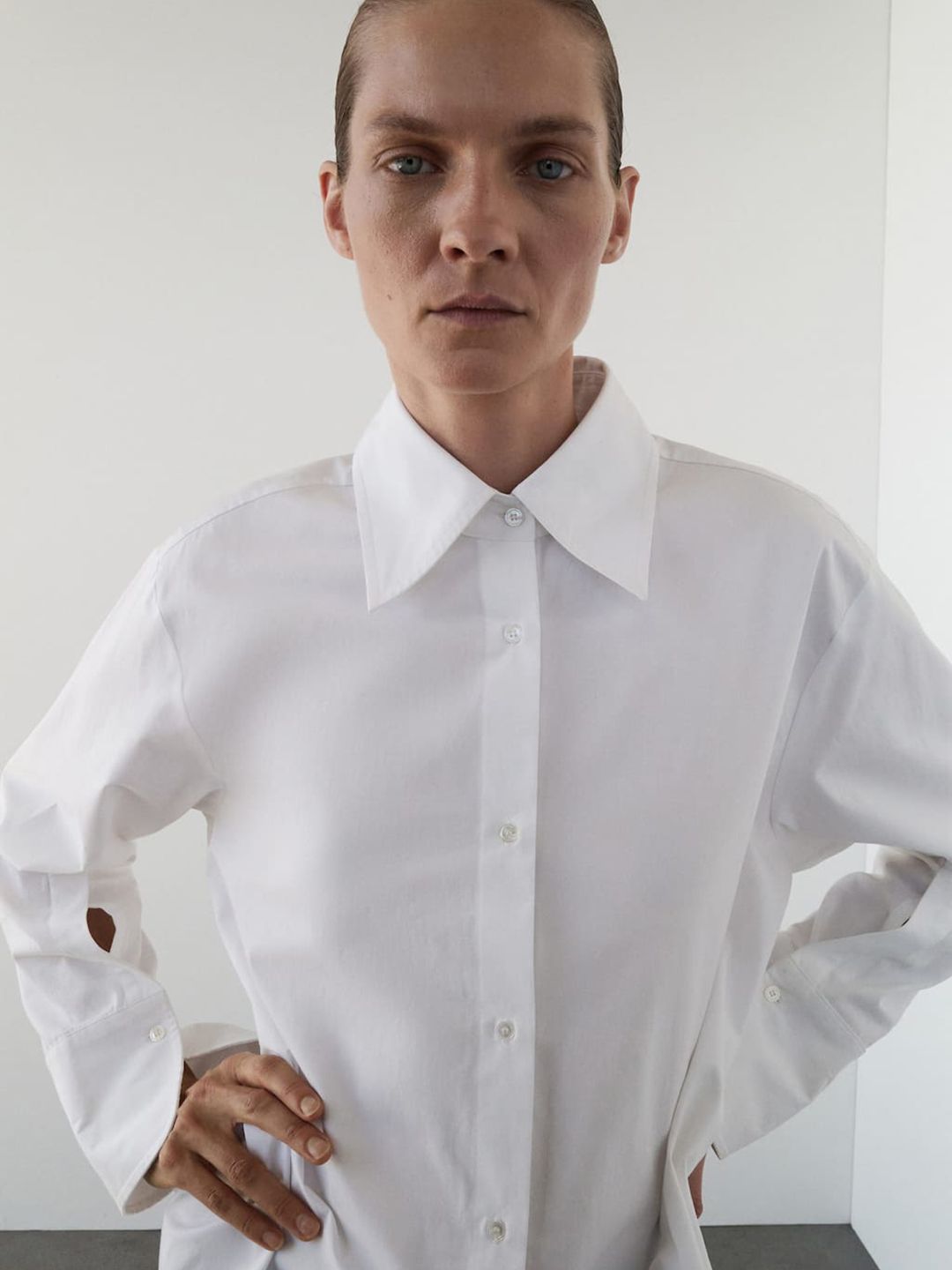 Styled Back Pure Cotton Casual Shirt