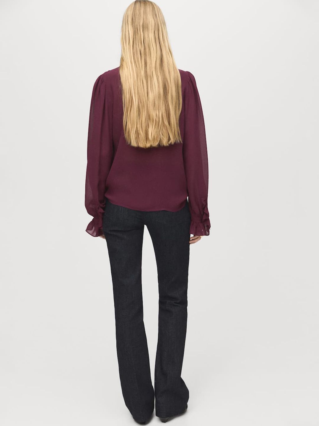 Ruffled Detailed Casual Shirt