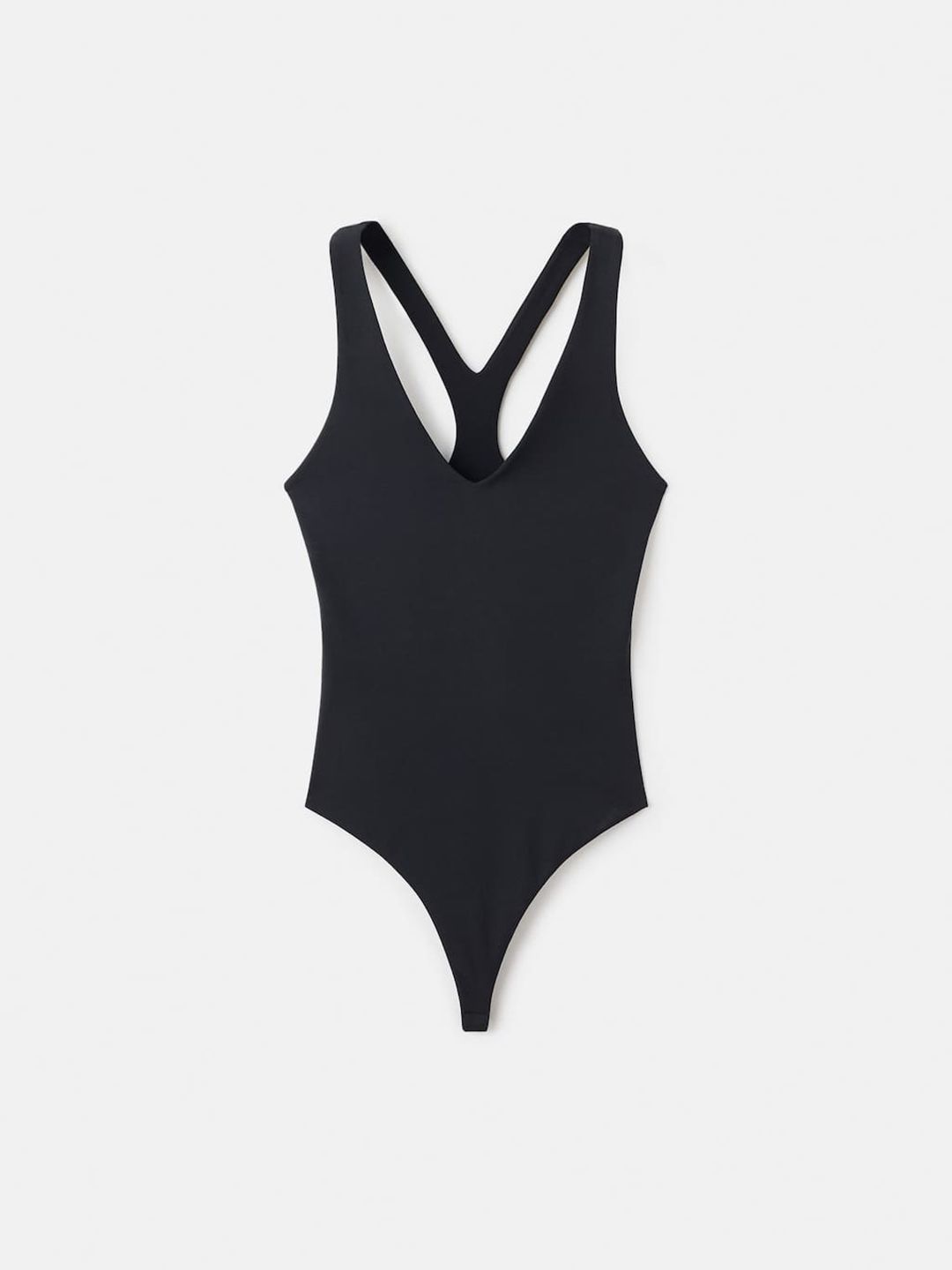 Racerback Scoop Neck Bodysuit