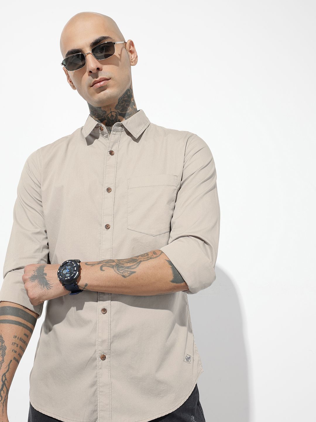 The Roadster Life Co. Pure Cotton Casual Shirt