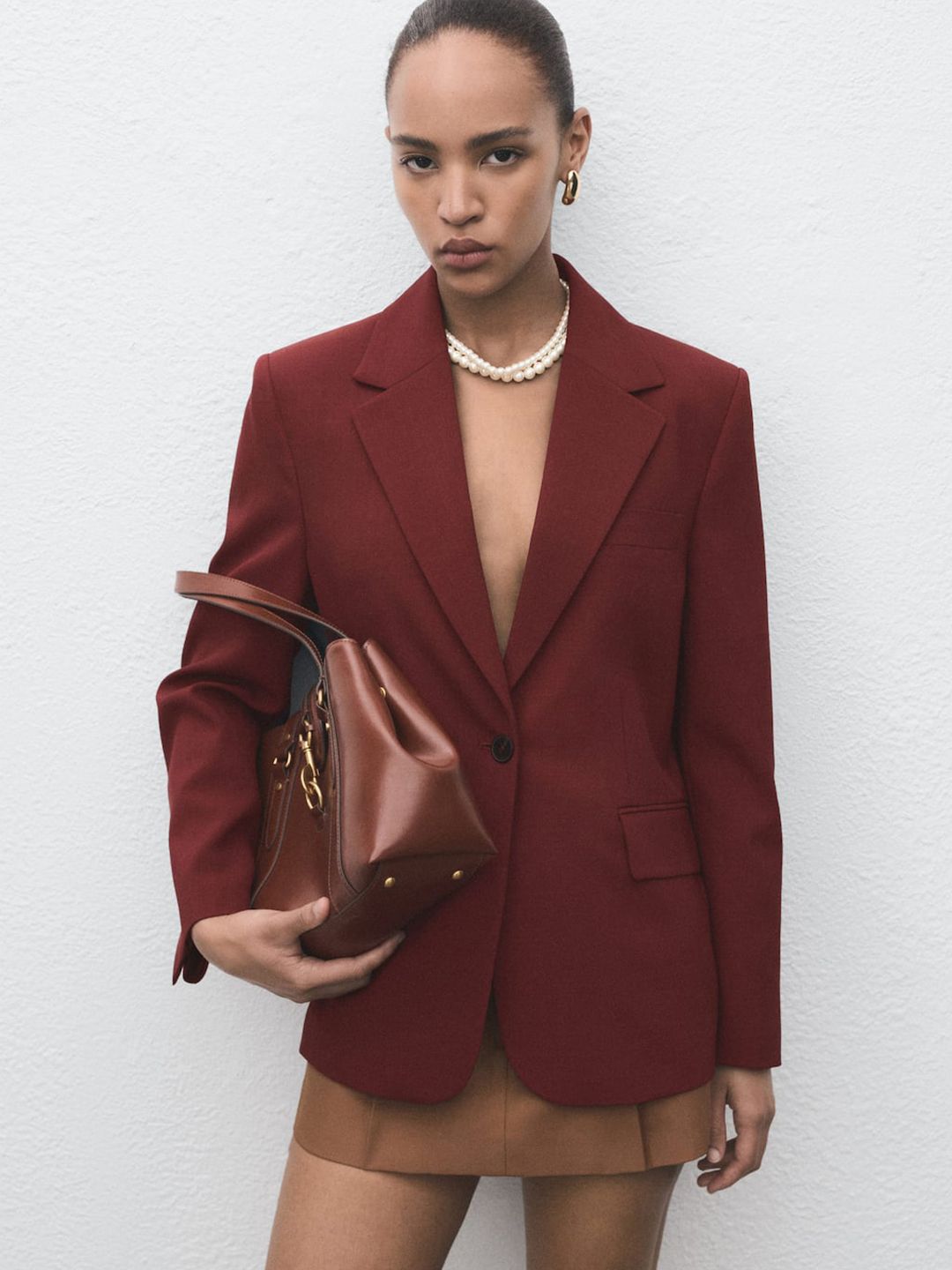 MANGO MANGO Single-Breasted Formal Blazer