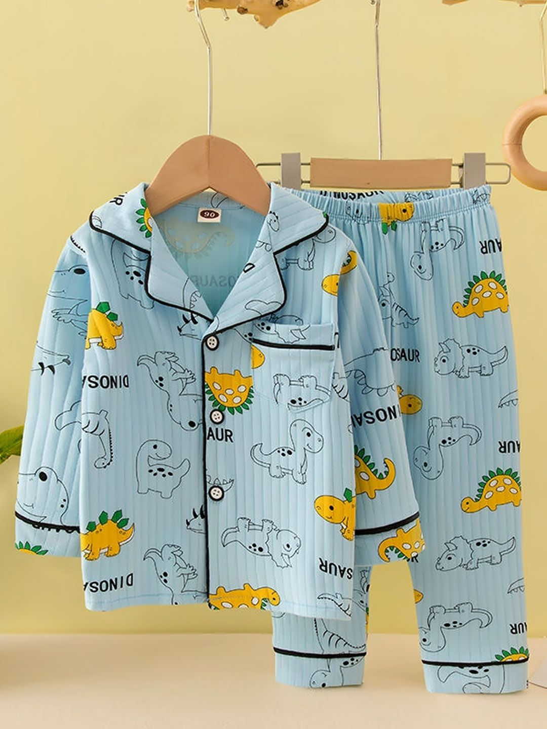 Little Surprise Box LLP Unisex Kids Graphic Printed Soft Cotton Night Suit