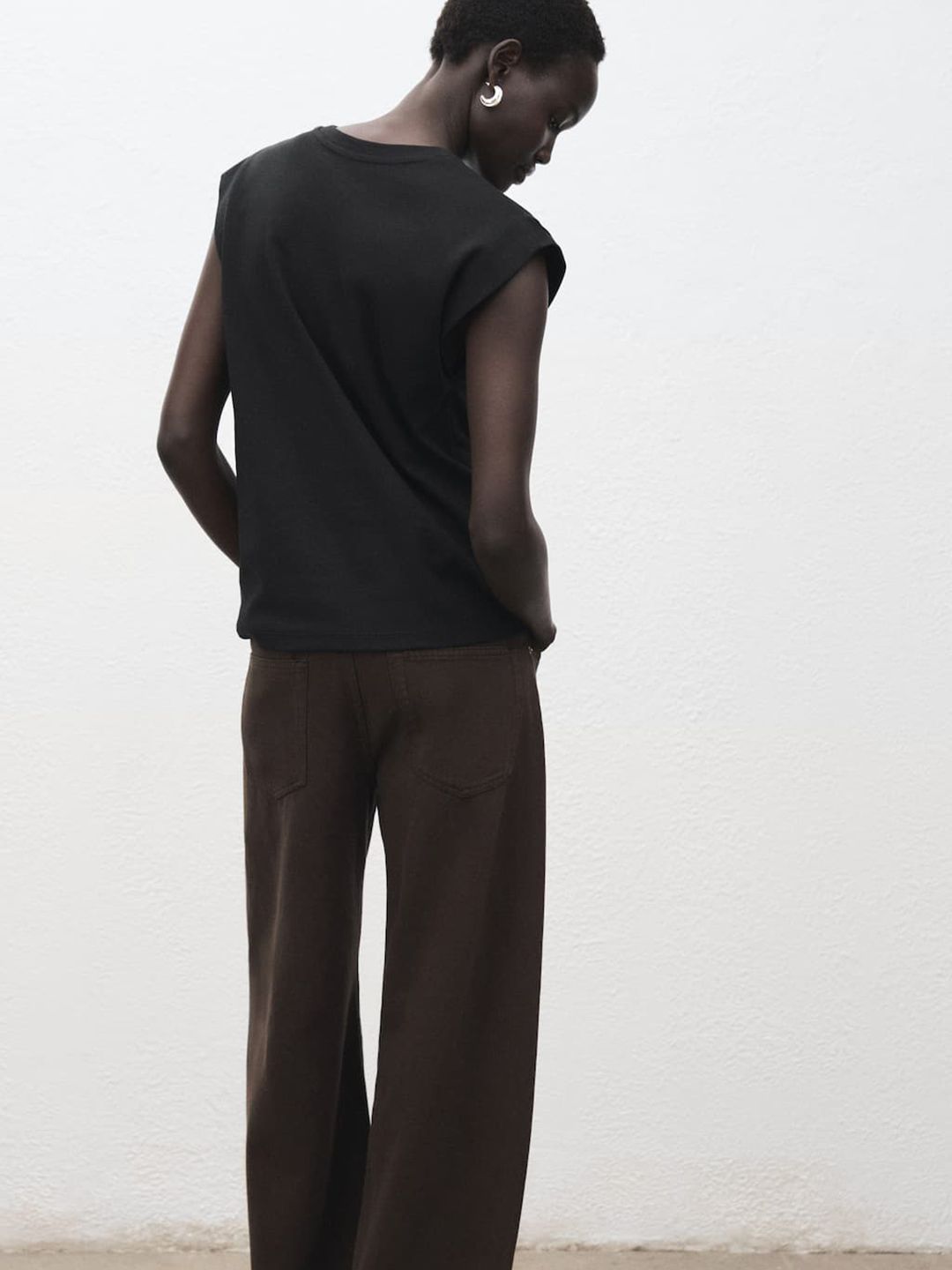Extended Sleeves Pure Cotton Regular Fit T-shirt