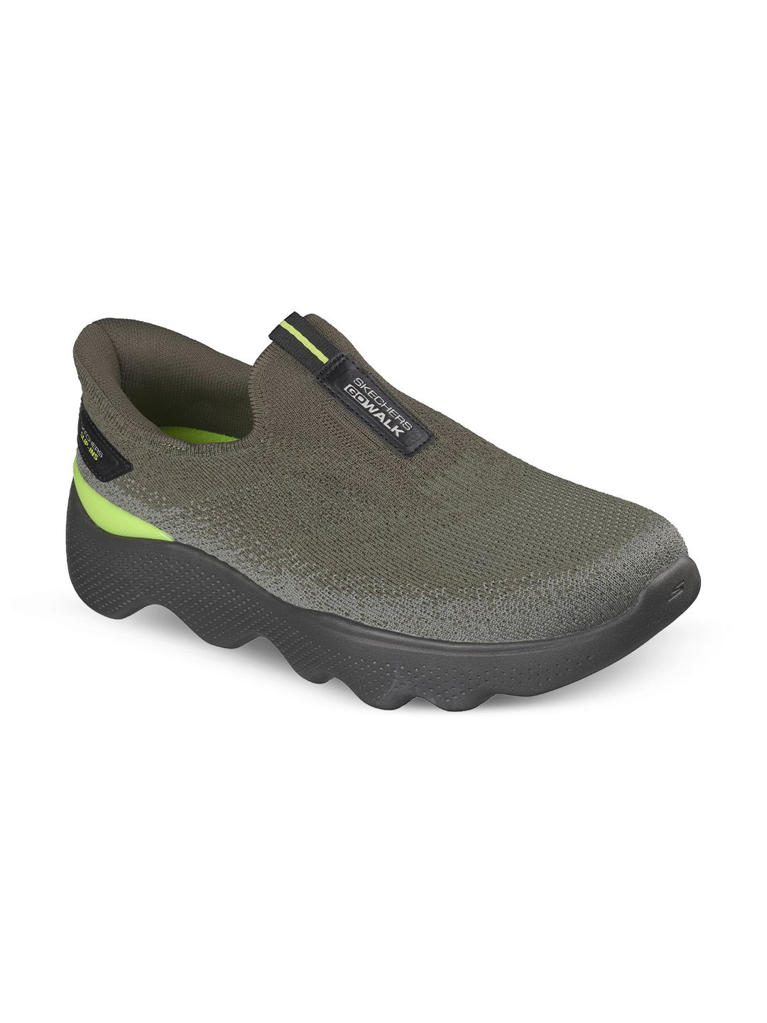 Skechers Men Go Walk Massage Fit Slip-On Non-Marking Walking Shoes