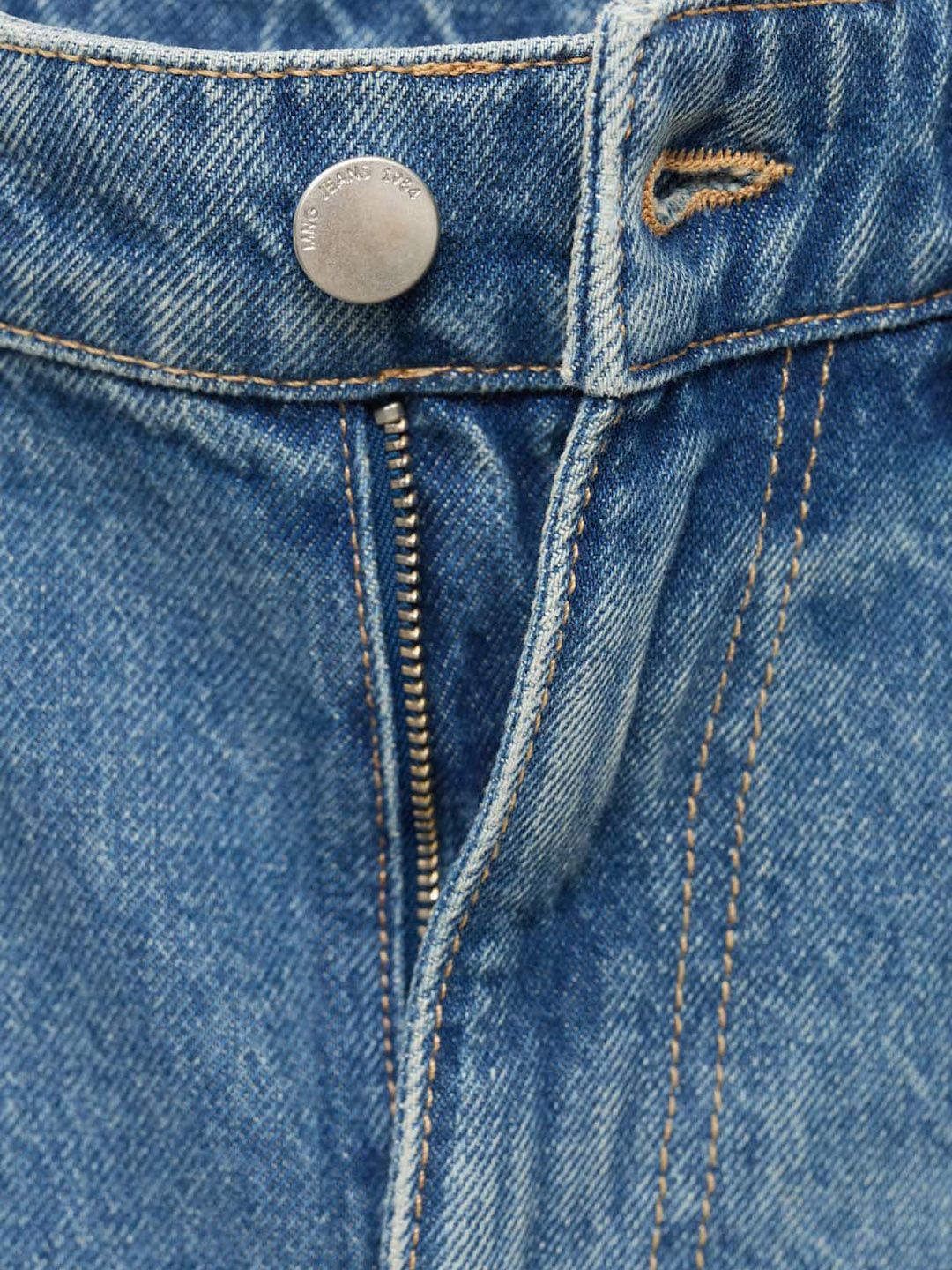 Mid-Rise Balloon Fit Light Fade Jeans