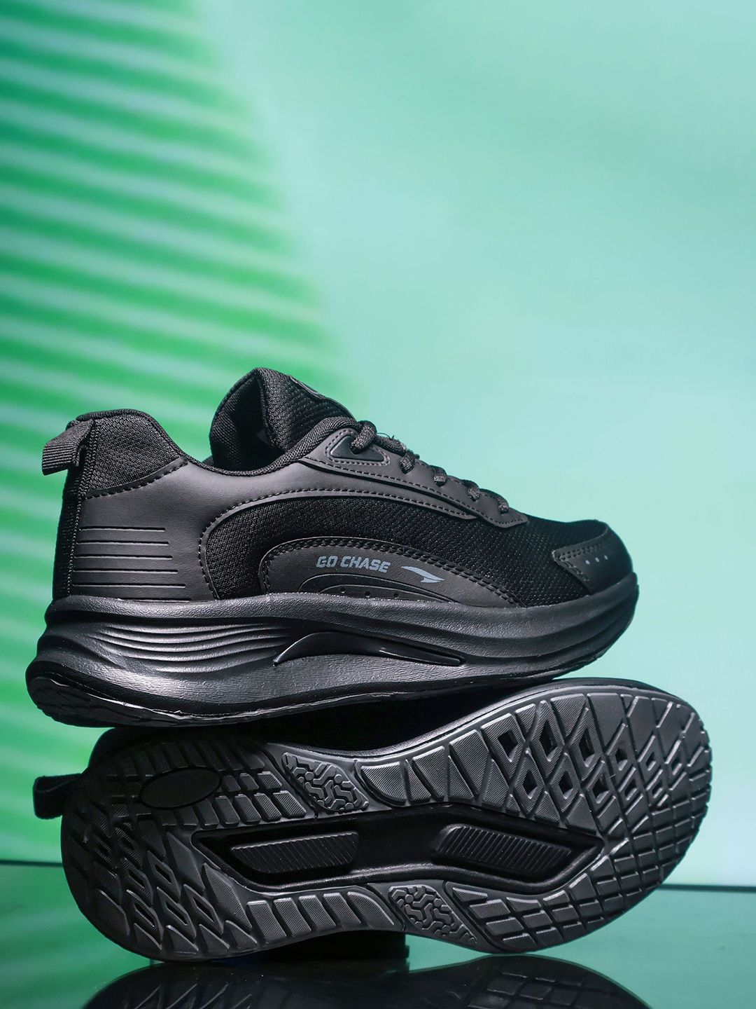 ASIAN Men Mesh Lace-Ups Running Non-Marking Shoes