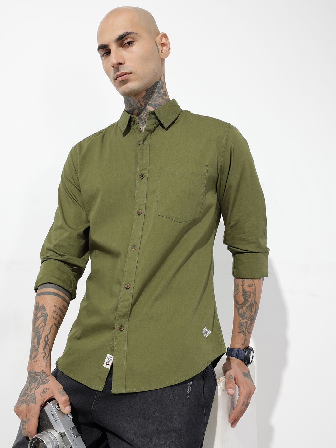 The Roadster Life Co. Pure Cotton Casual Shirt