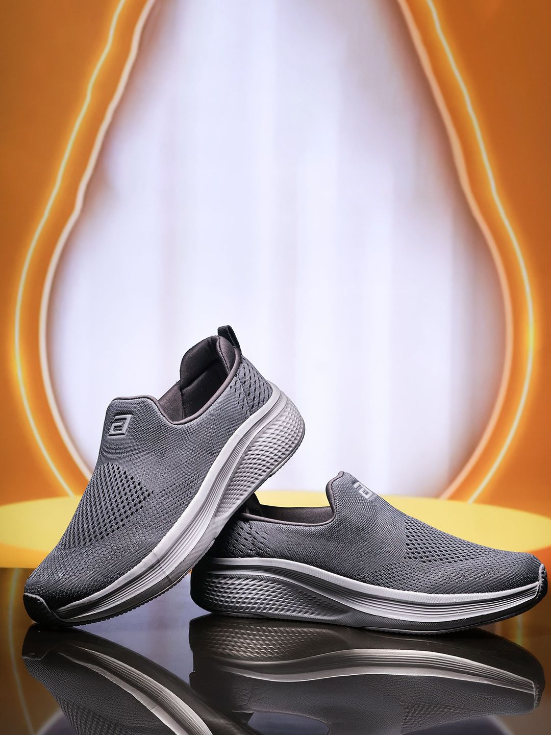 ASIAN Men Slip On Mesh Running Non-Marking Shoes