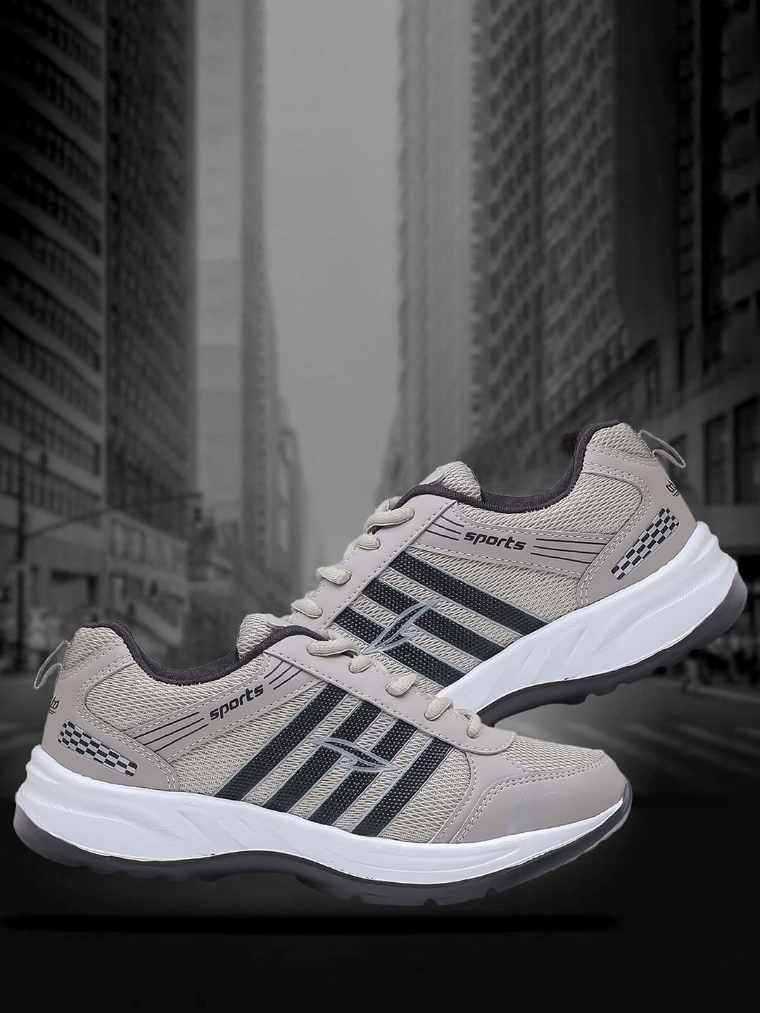 ASIAN Wonder Men Mesh Lace-Ups Running Non-Marking Shoes