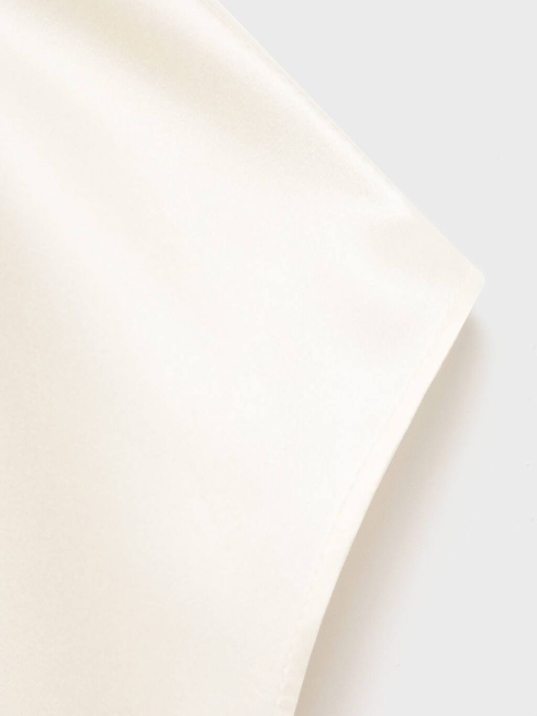 Extended Sleeves Pure Silk Top