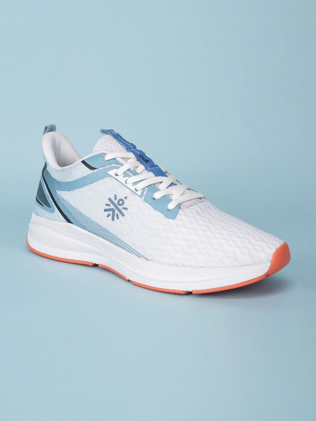 CULT Men's White & Blue AeroStride Casual Shoes