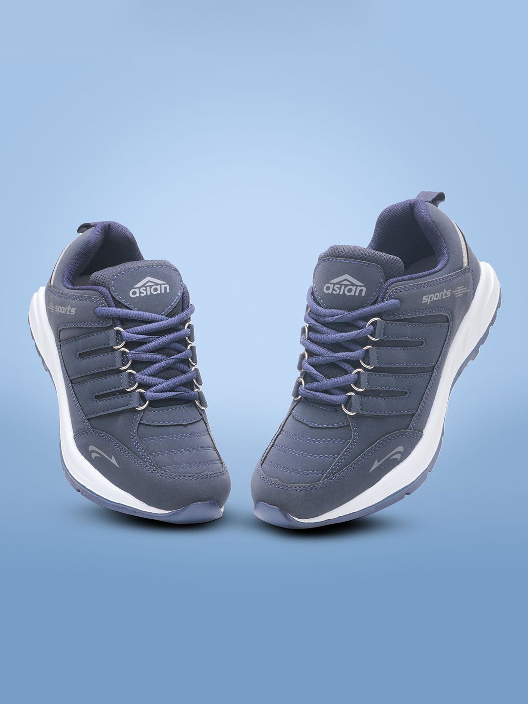 ASIAN Men Lace-Ups Running Non-Marking Shoes