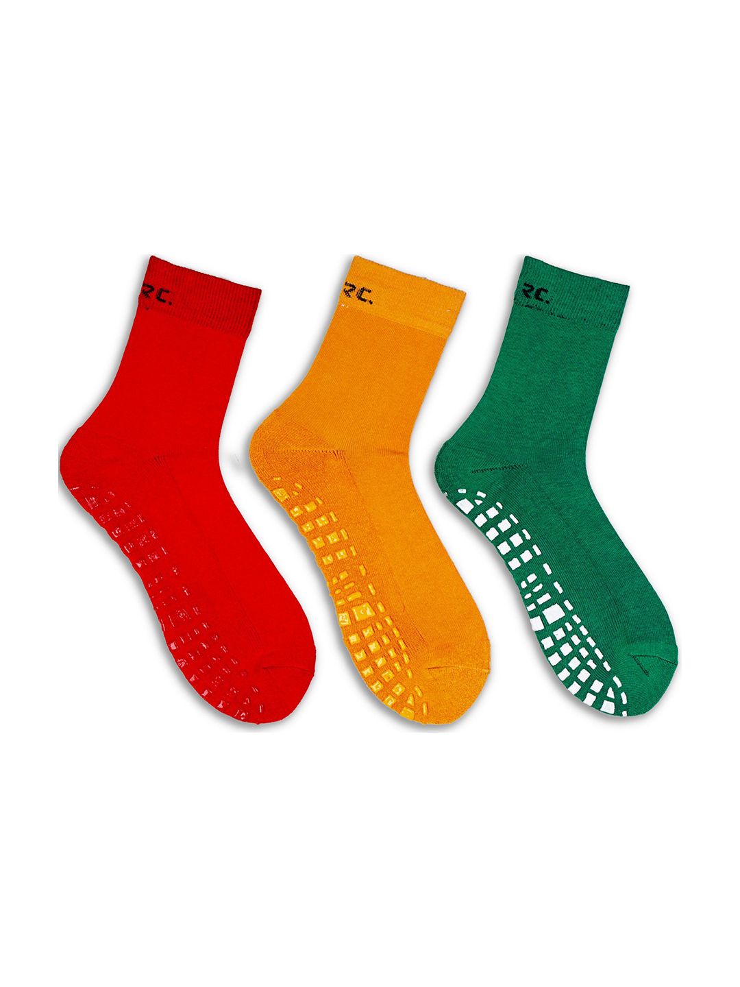 RC. ROYAL CLASS Kids Pack of 3 Patterned Ankle Length Socks
